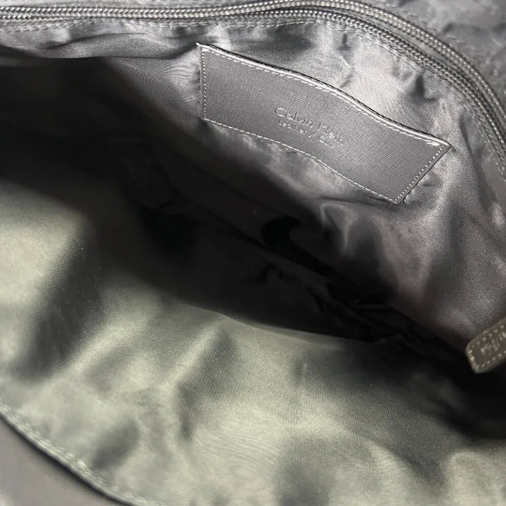 Calvin Klein Safiano Leather Laptop Bag